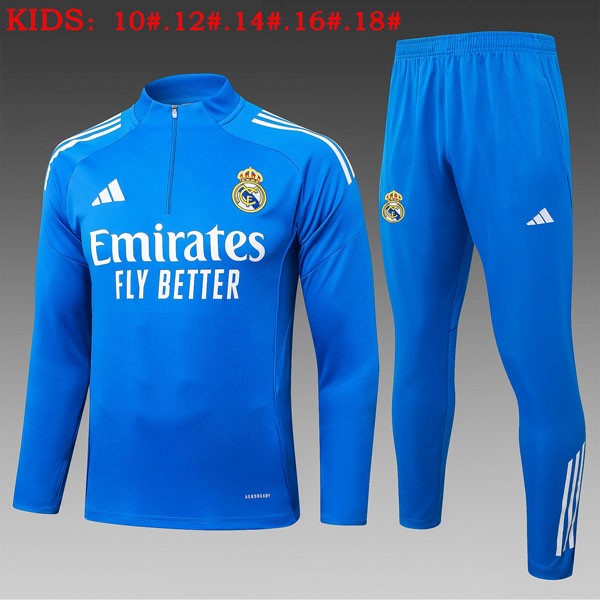 Enfant Sweatshirt Real Madrid 2025-26 Bleu 6
